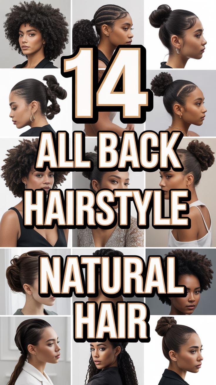 💁‍♀️ 14 All Back Hairstyle Natural Hair