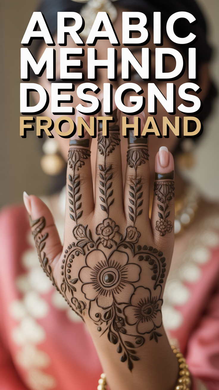 Arabic Mehndi Designs Front Hand