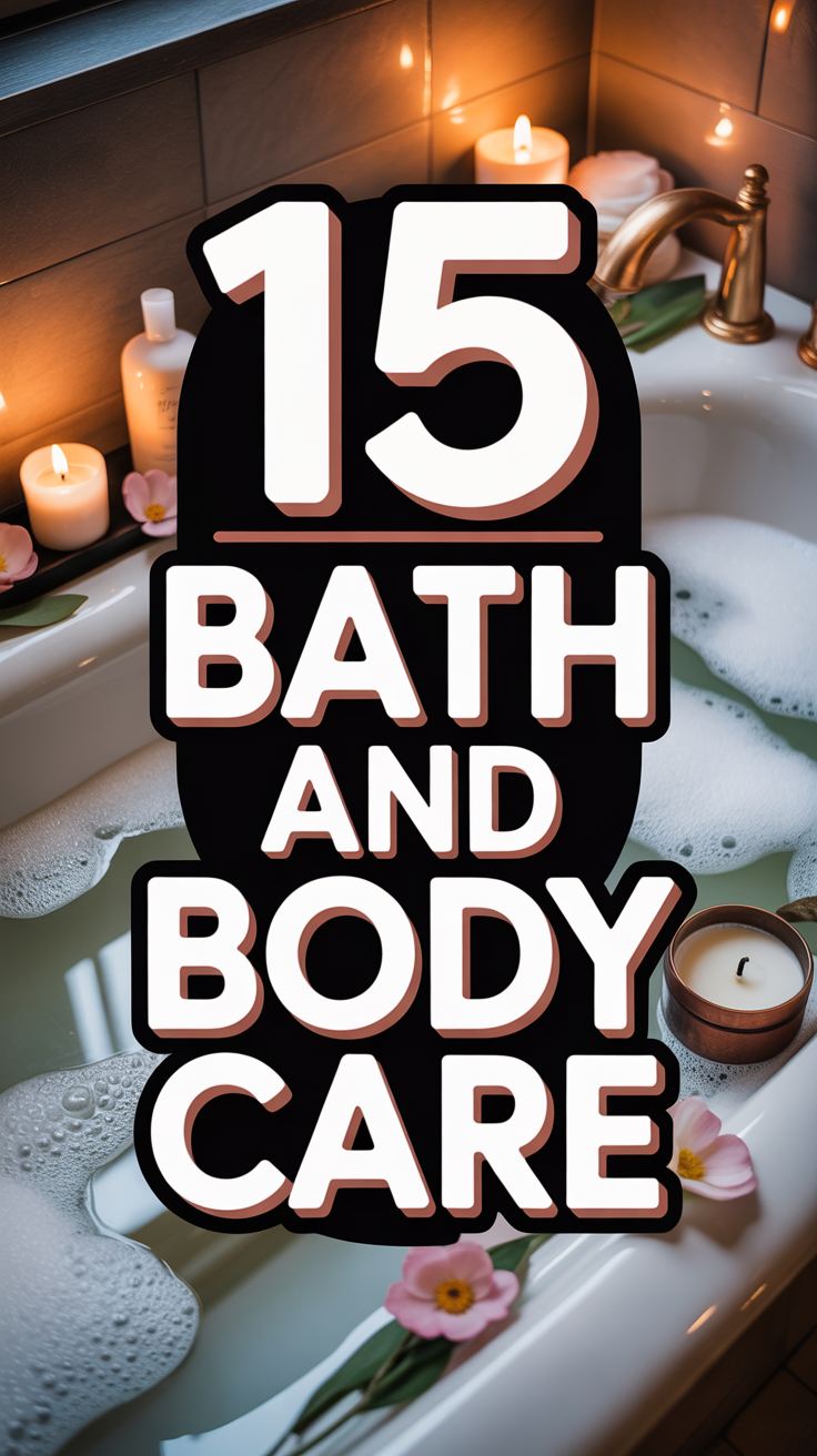 🛀 15 Bath And Body Care