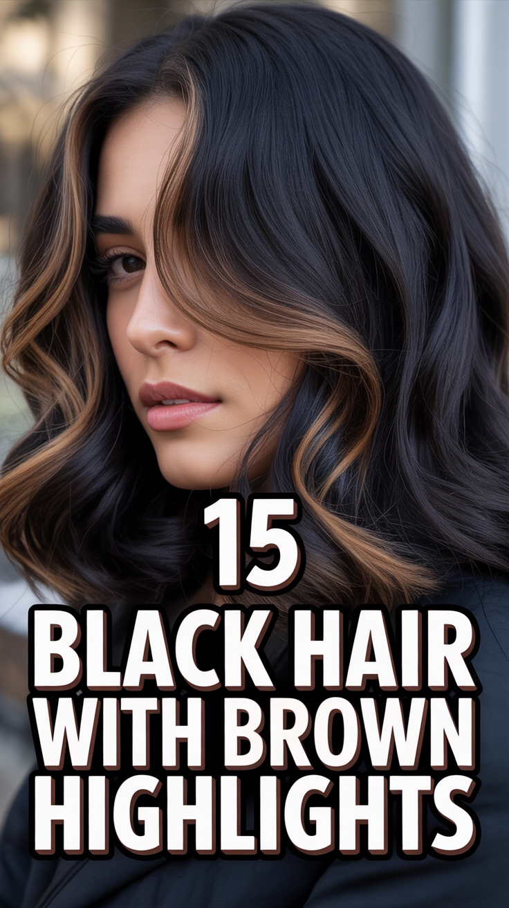 🌟 15 Black Hair With Brown Highlights