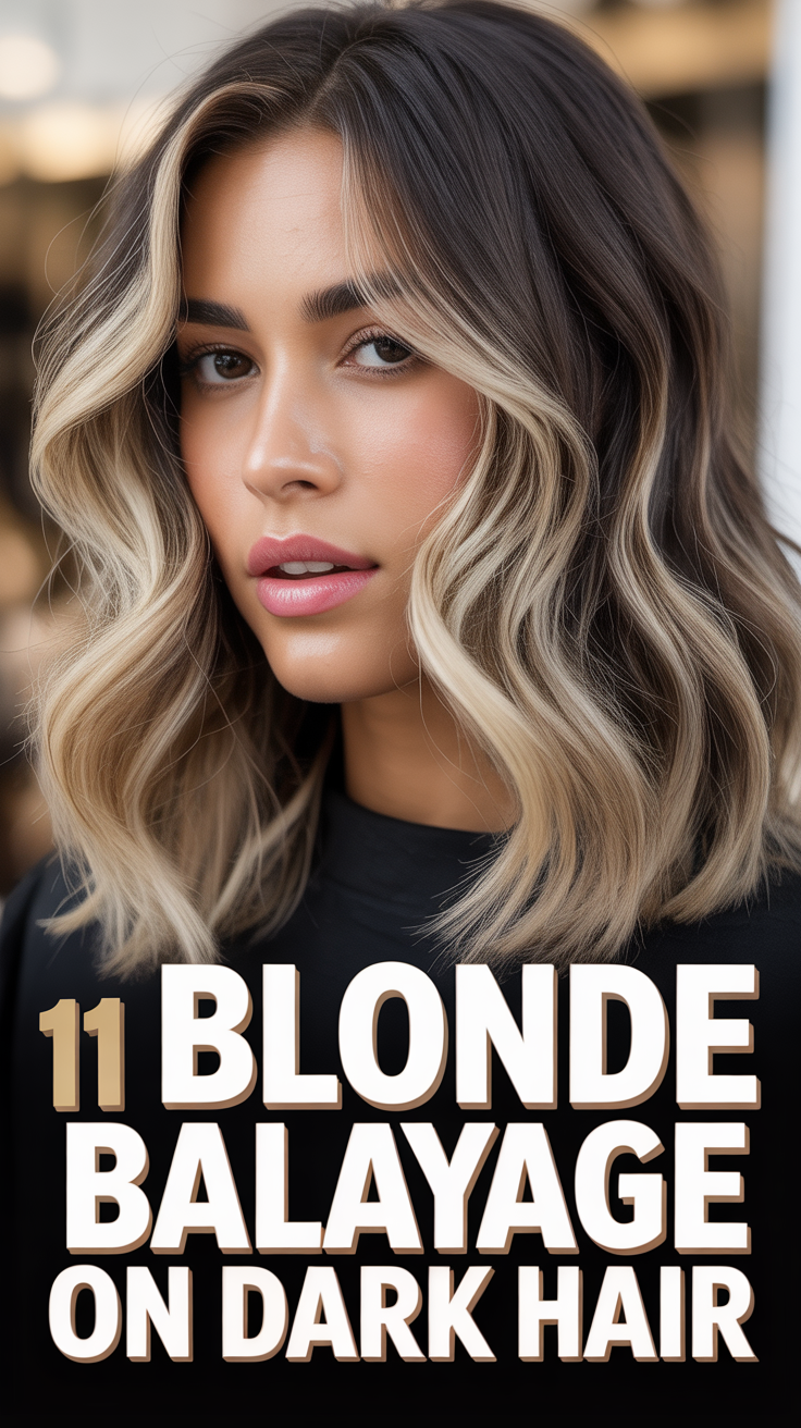 ✨ 11 Blonde Balayage On Dark Hair