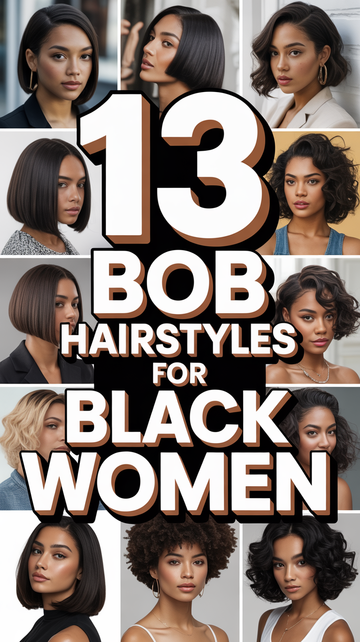 💇🏽‍♀️ 13 Bob Hairstyles For Black Women
