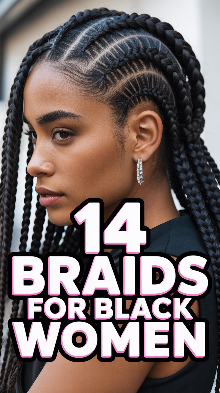 🤵🏿 14 Braids For Black Women