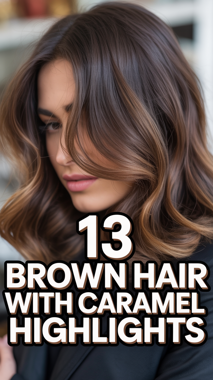 ✨ 13 Brown Hair With Caramel Highlights