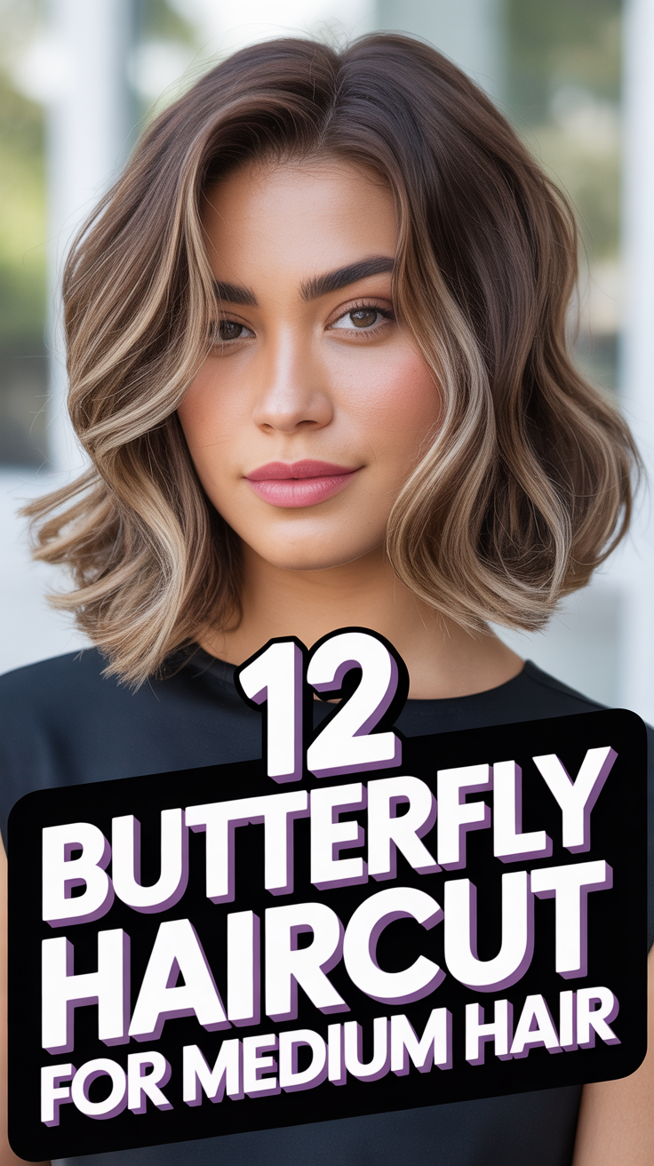 🦋 12 Butterfly Haircut For Medium Hair