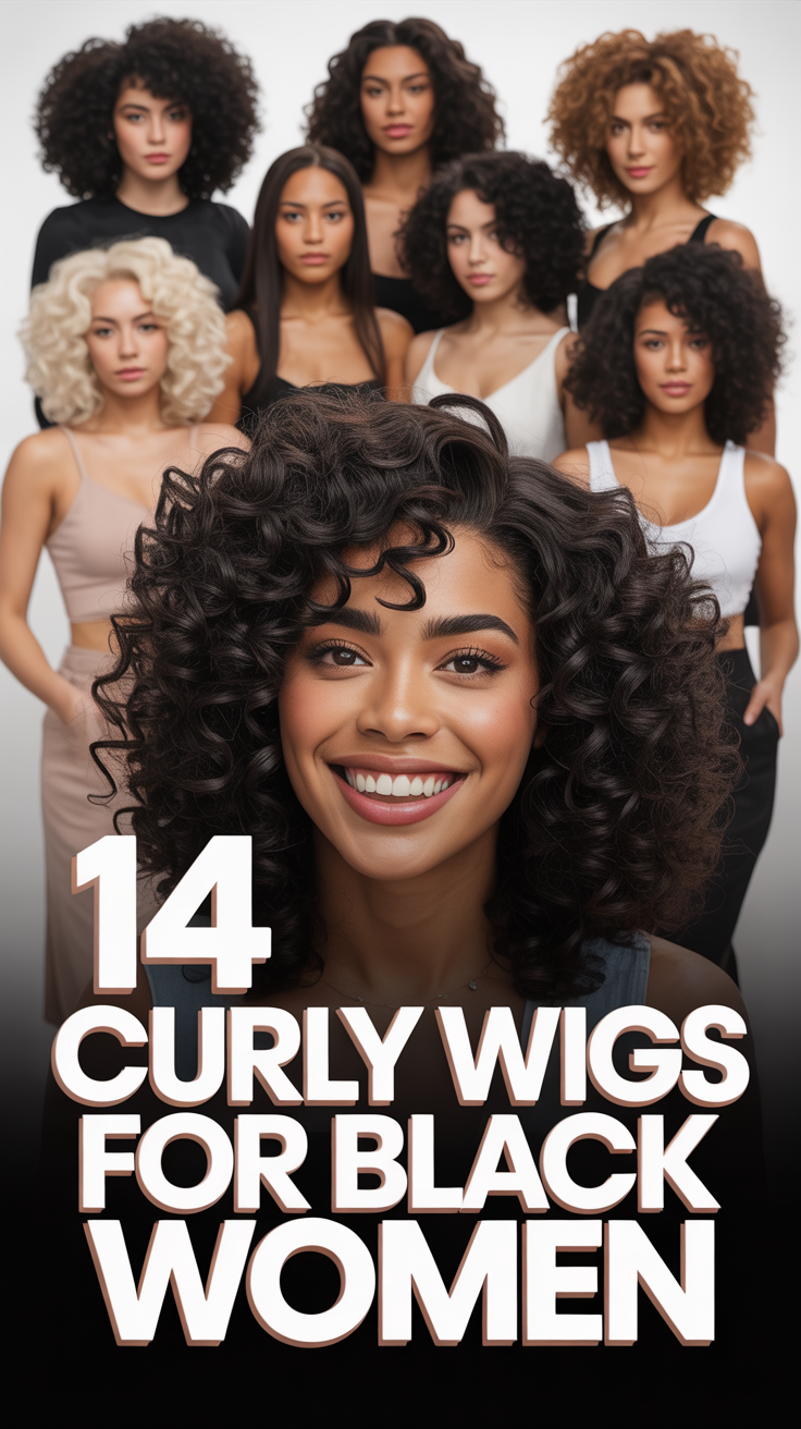 🌀 14 Curly Wigs For Black Women