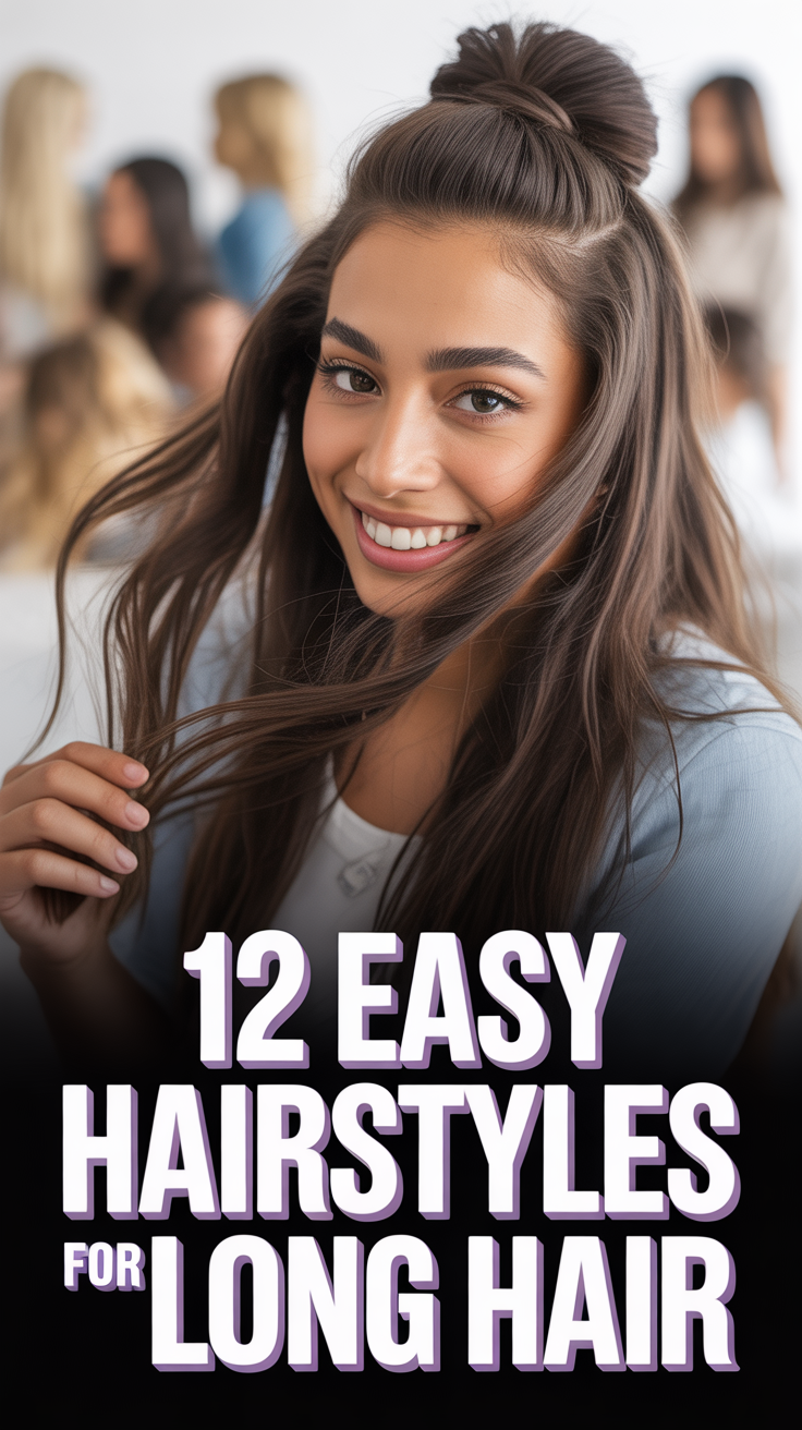 💇 12 Easy Hairstyles For Long Hair