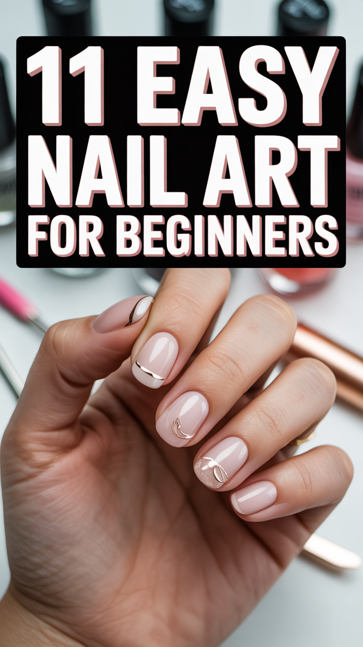 💅 11 Easy Nail Art For Beginners