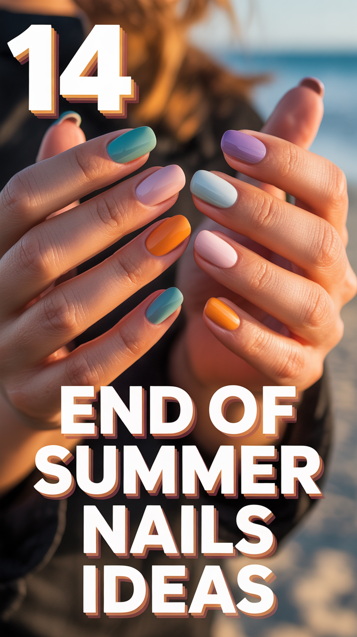 🍂 14 End Of Summer Nails Ideas