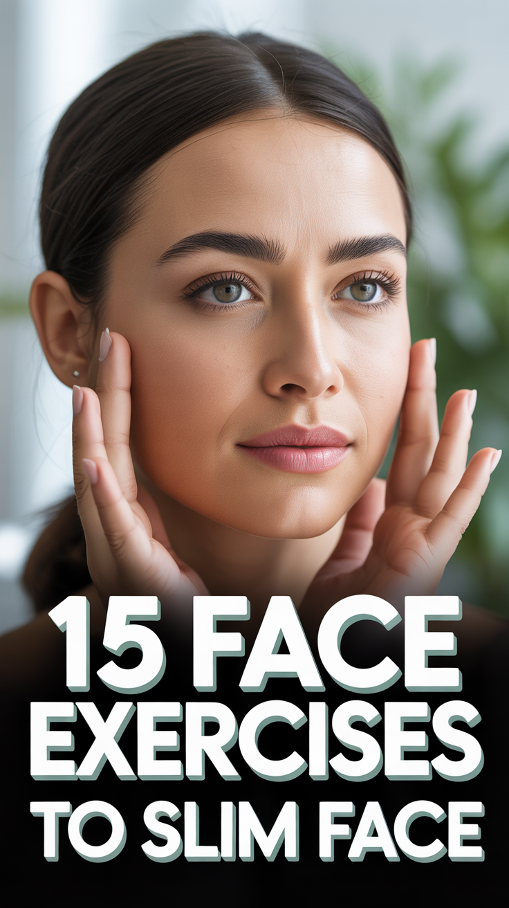 🙌 15 Face Exercises To Slim Face