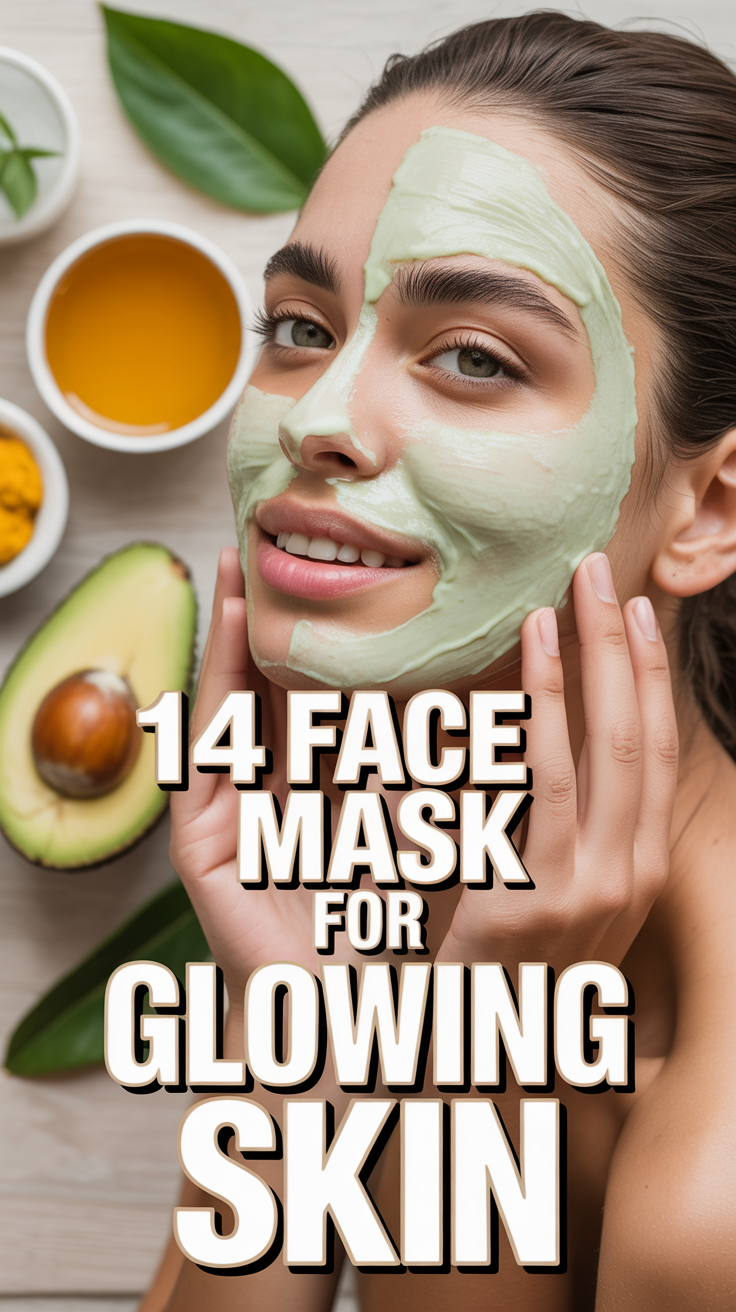 ✨ 14 Face Mask For Glowing Skin