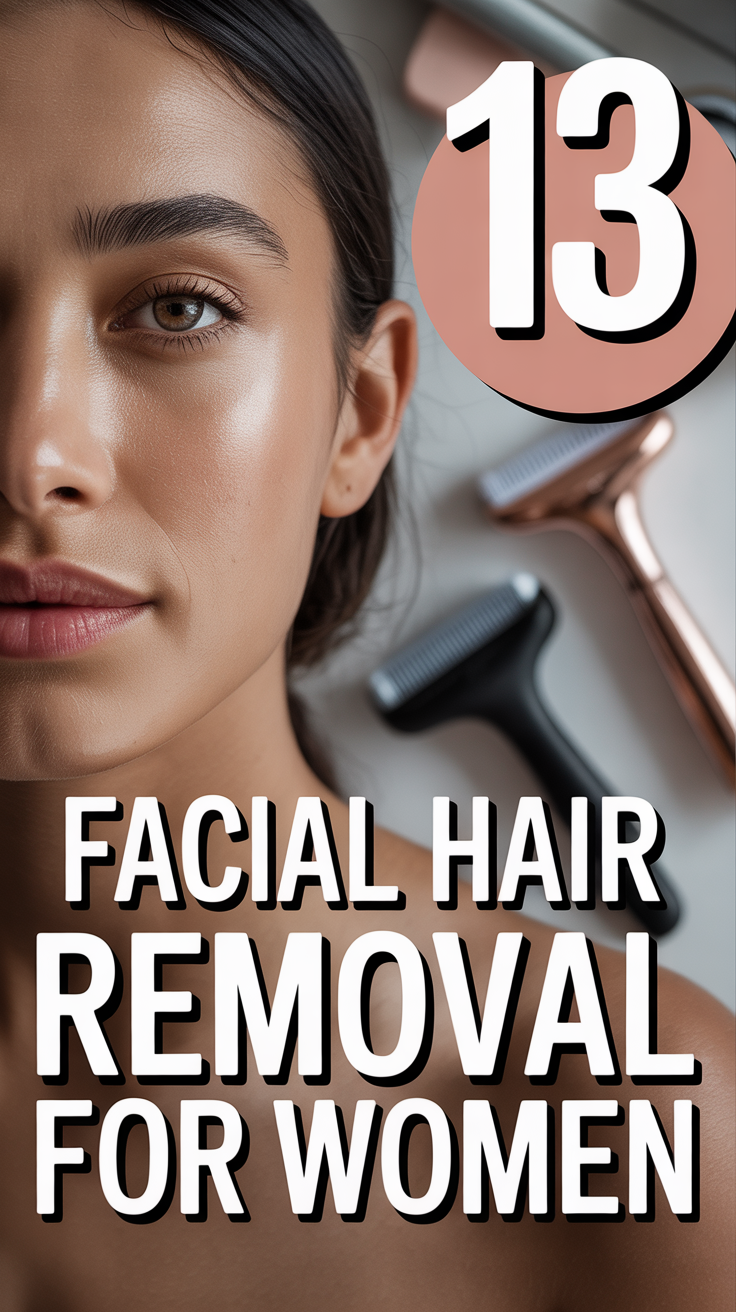 👩 13 Facial Hair Removal For Women