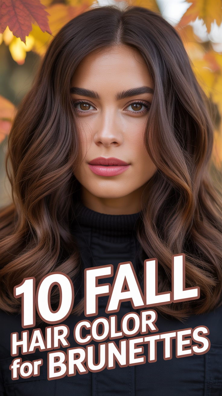 🍁 10 Fall Hair Color For Brunettes