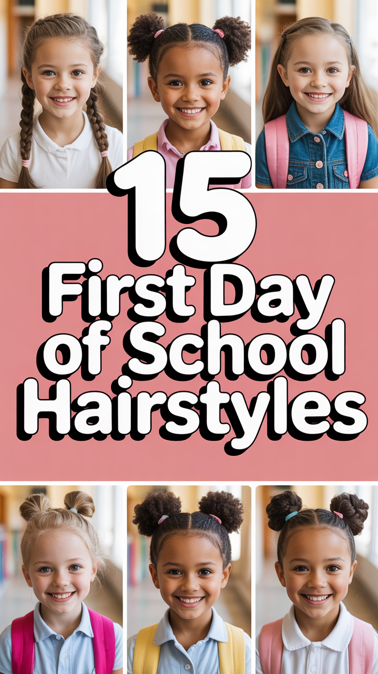 🎀 15 First Day Of School Hairstyles