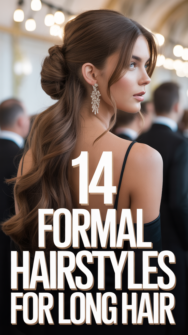 💃 14 Formal Hairstyles For Long Hair