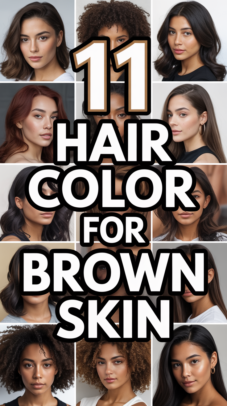 💇 11 Hair Color For Brown Skin