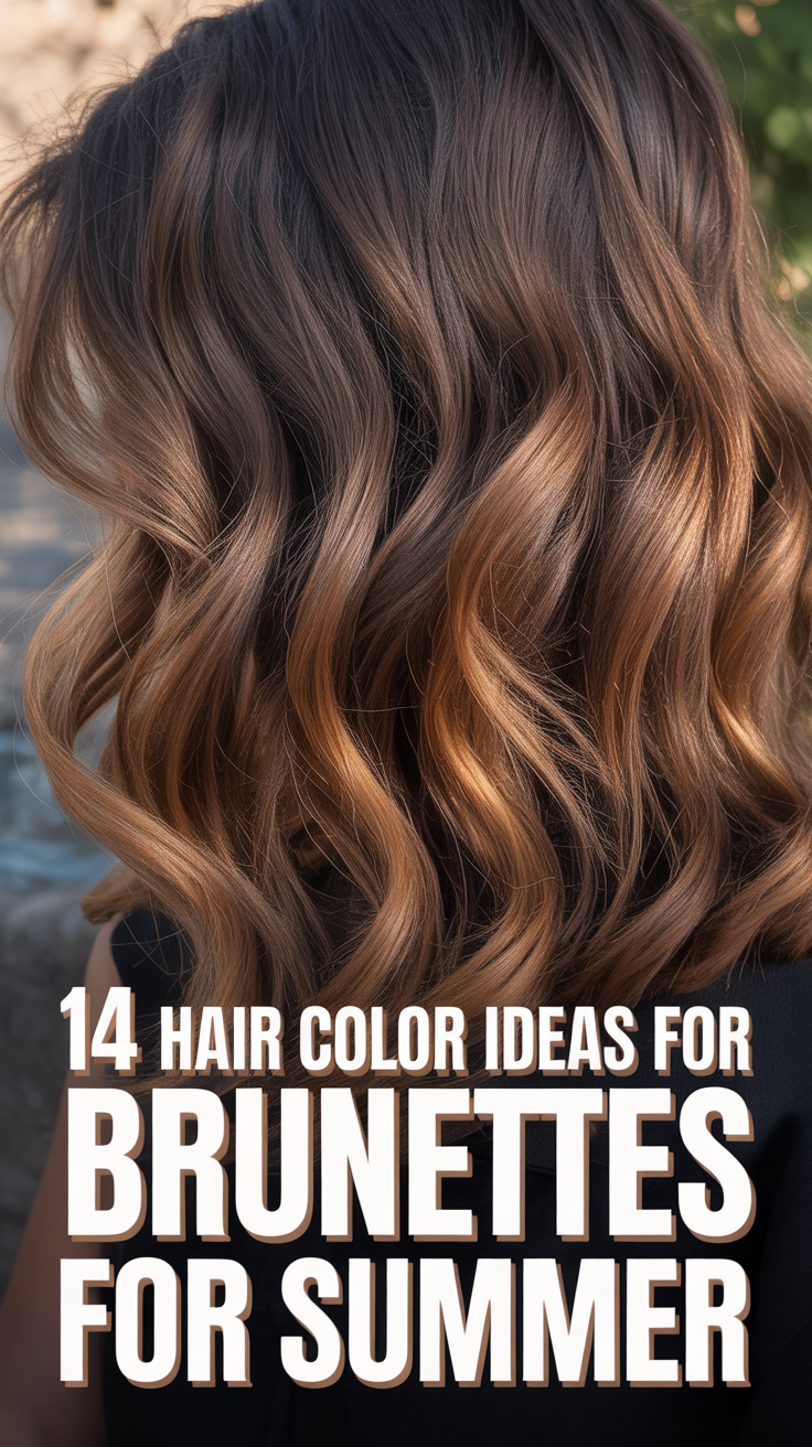 ☀️ 14 Hair Color Ideas For Brunettes For Summer