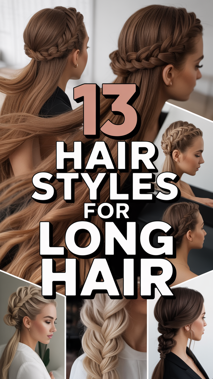 👩 13 Hair Styles For Long Hair