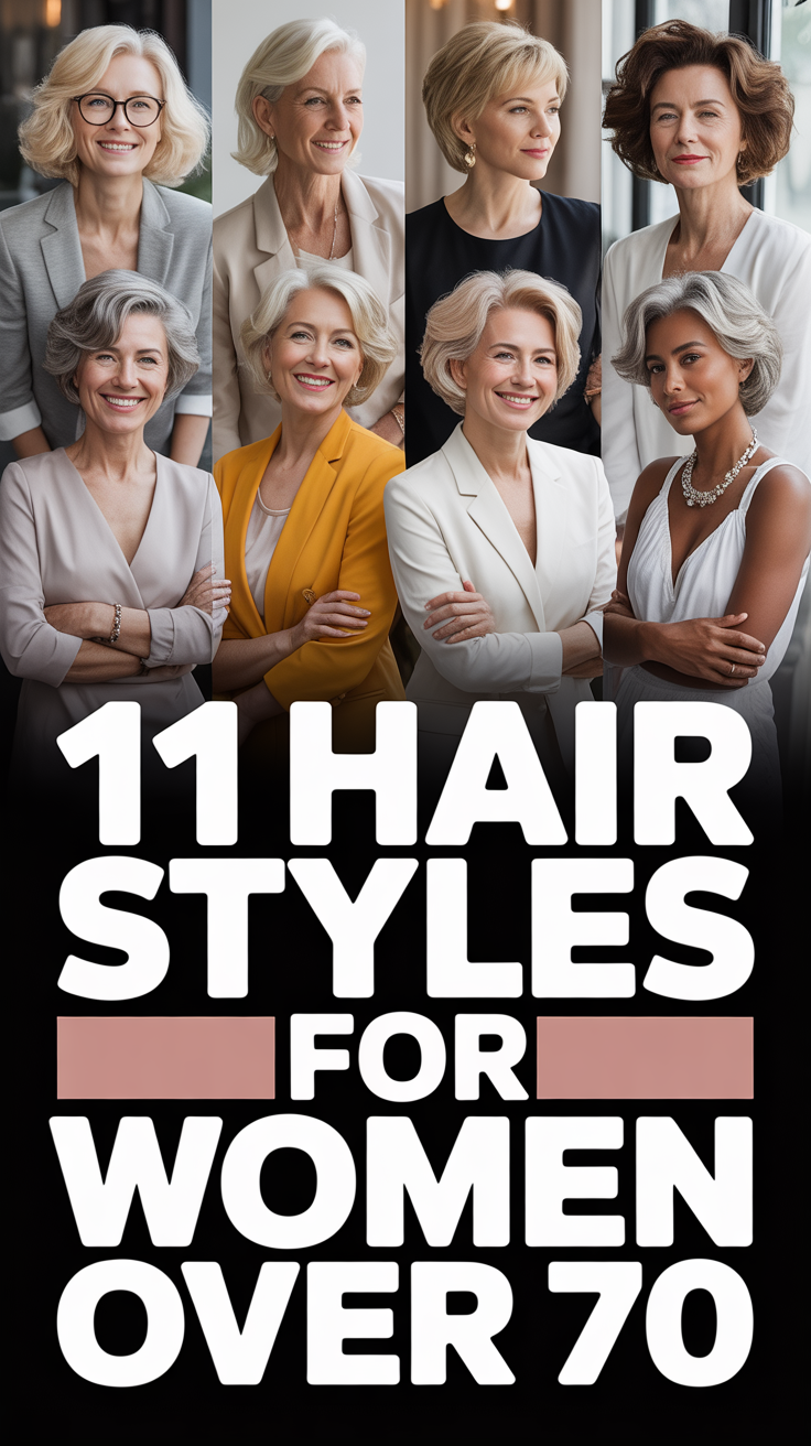 ✨ 11 Hair Styles For Women Over 70