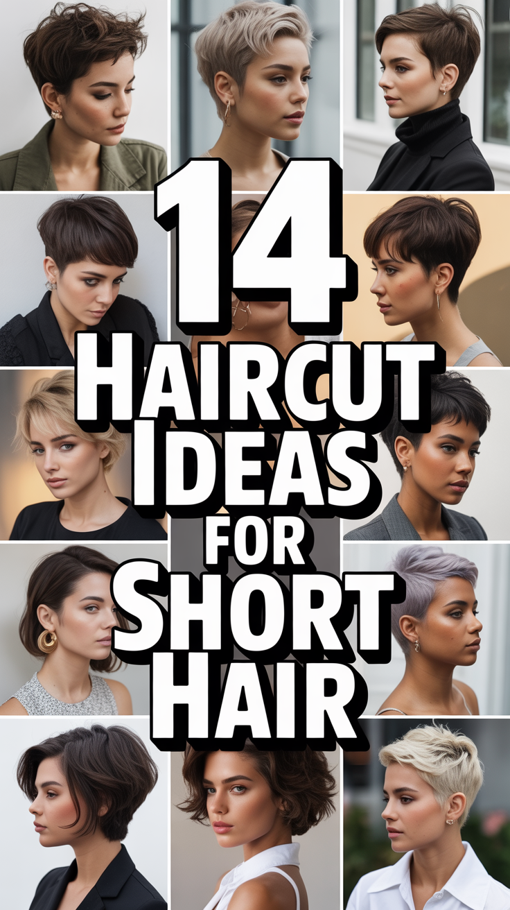 💇‍♀️ 14 Haircut Ideas For Short Hair