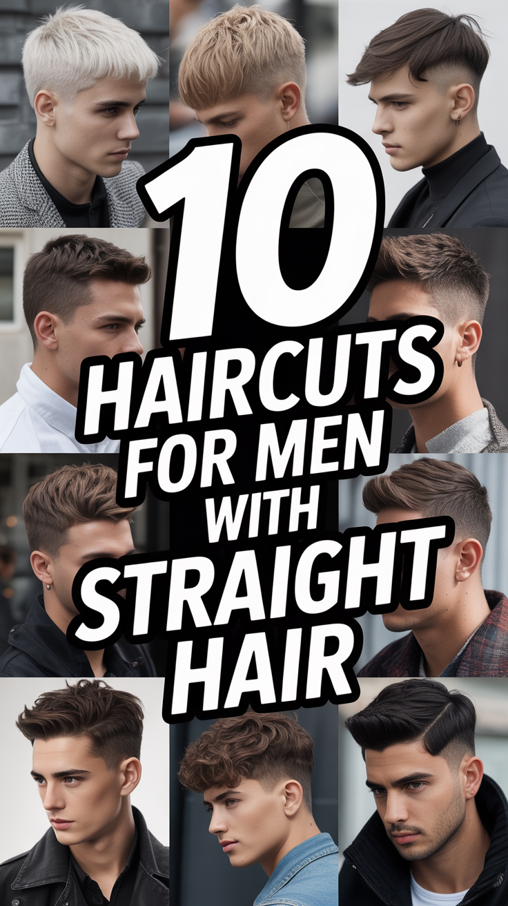 ✂️ 10 Haircuts For Men With Straight Hair