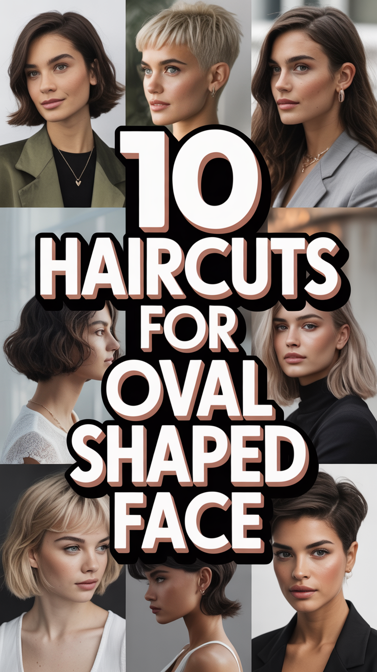 ✂️ 10 Haircuts For Oval Shaped Face