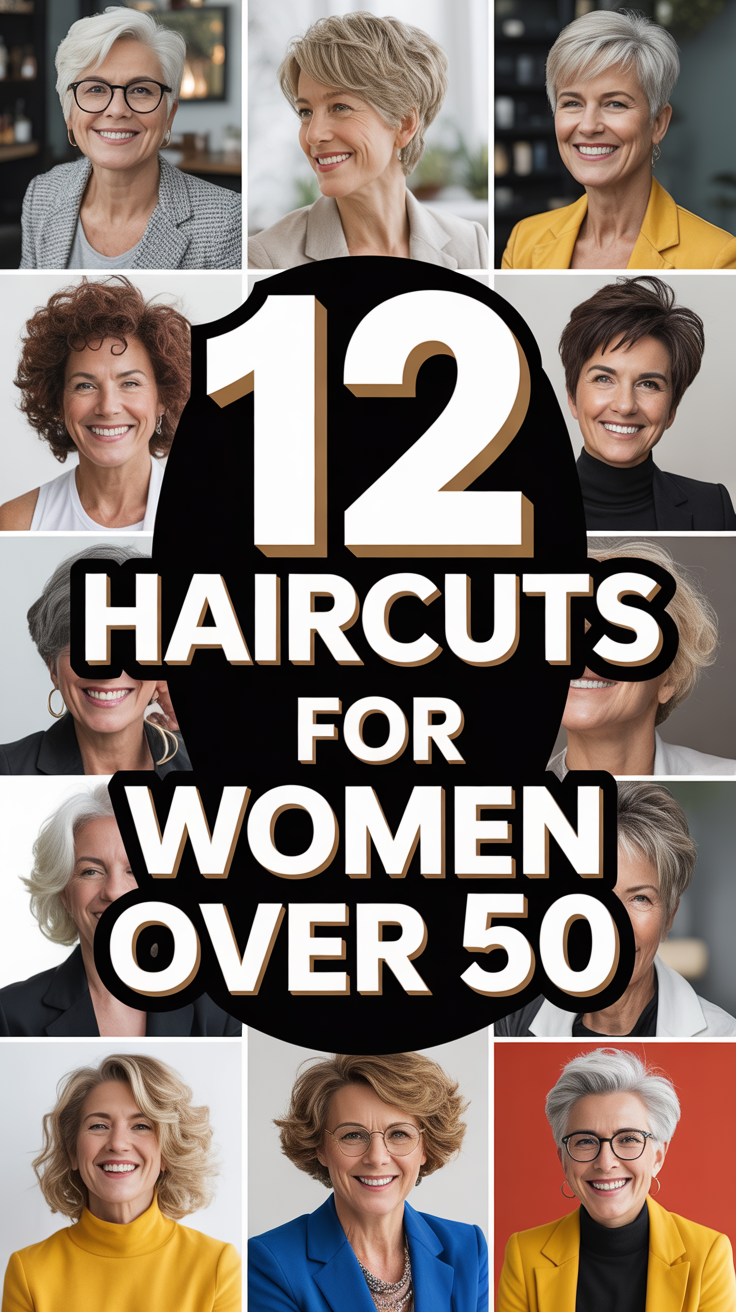 💇‍♀️ 12 Haircuts For Women Over 50