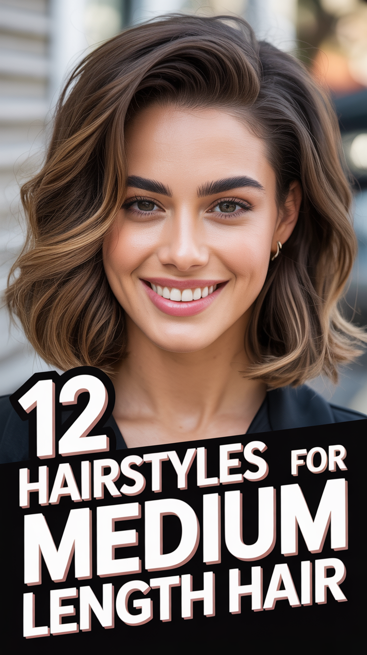 💇 12 Hairstyles For Medium Length Hair