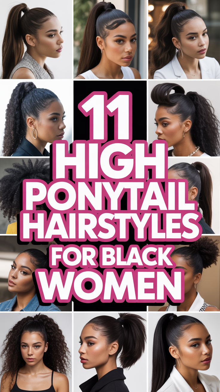 ✨ 11 High Ponytail Hairstyles For Black Women