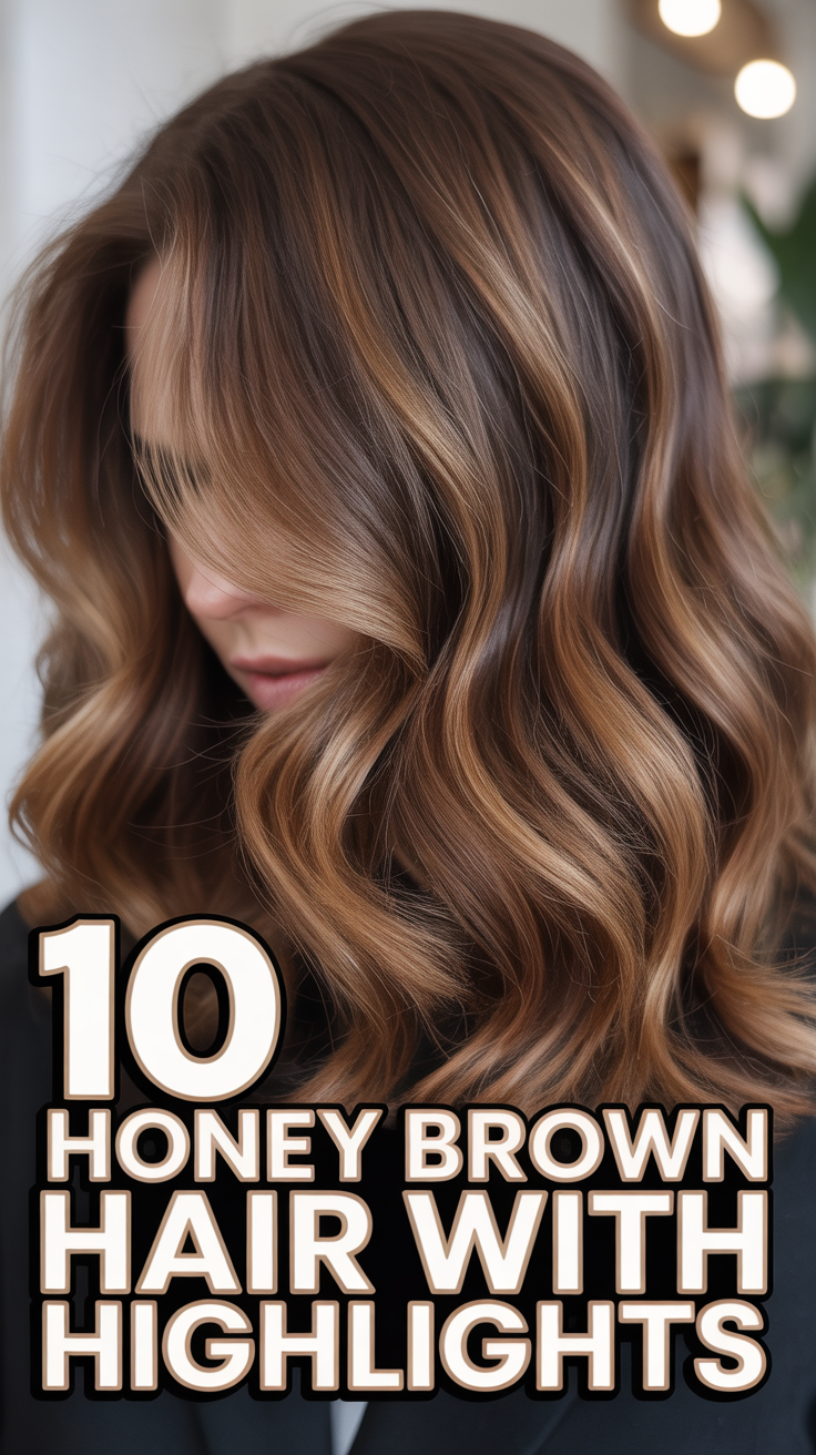 🍯 10 Honey Brown Hair With Highlights