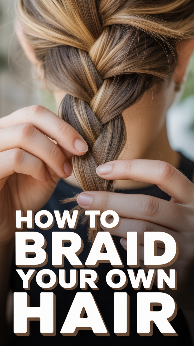 🤵 How To Braid Your Own Hair