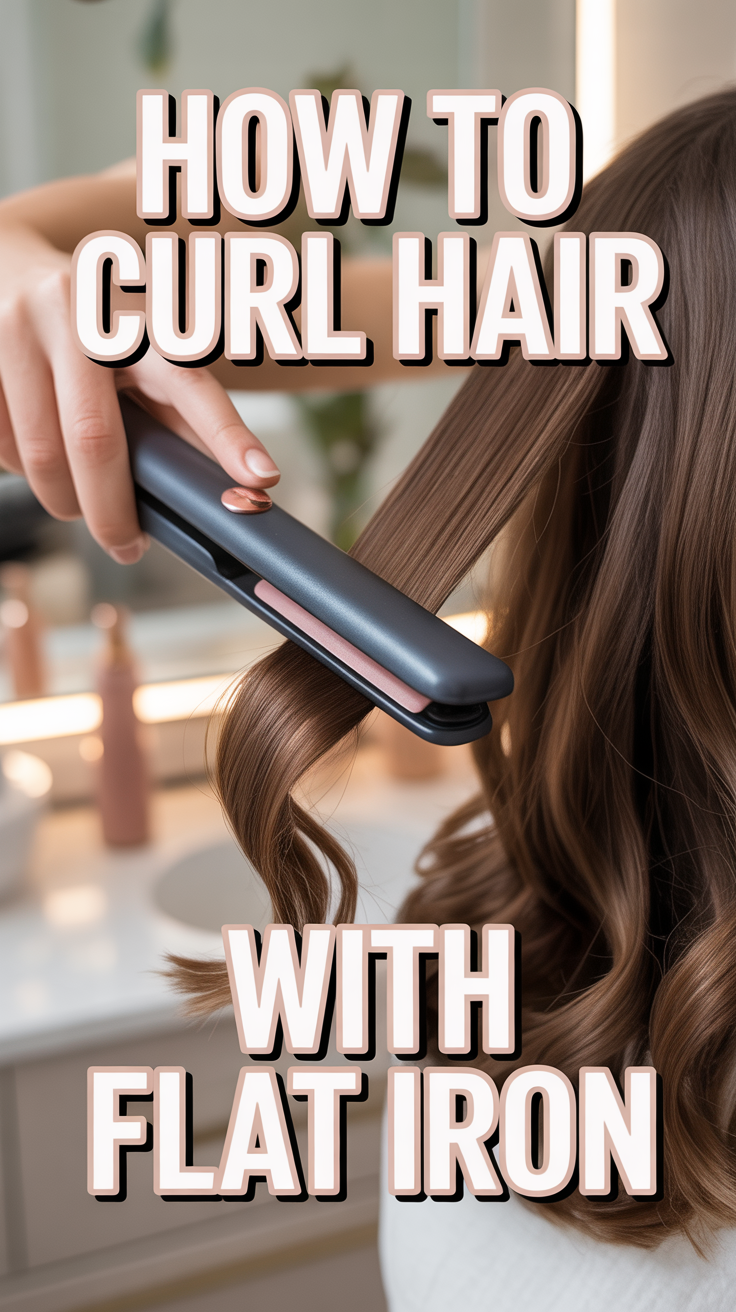 🌀 How To Curl Hair With Flat Iron