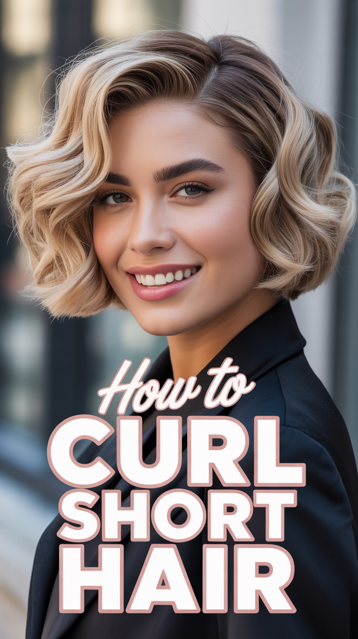 💇‍♀️ How To Curl Short Hair