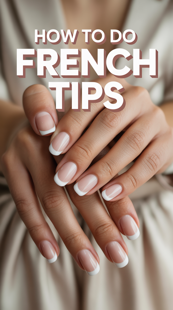💅 How To Do French Tips