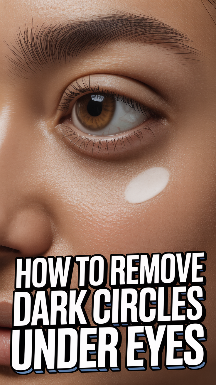 ✨ How To Remove Dark Circles Under Eyes