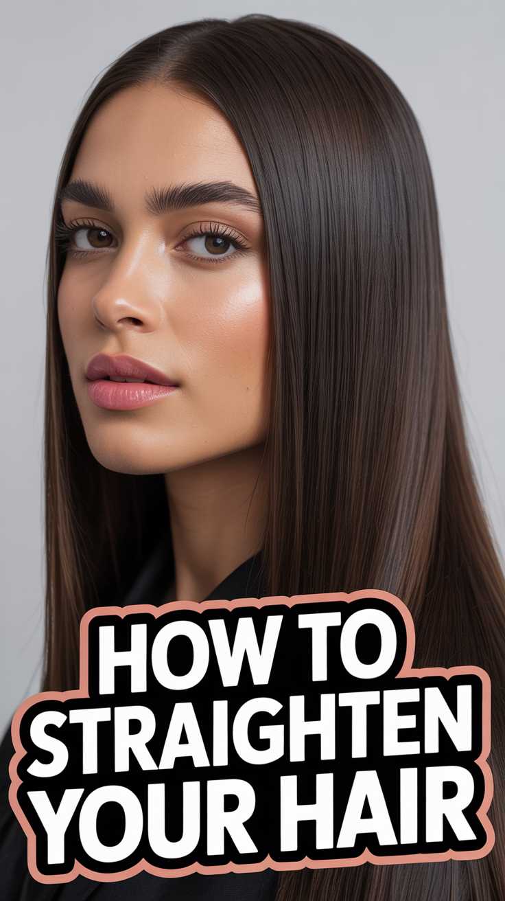 ✨ How To Straighten Your Hair