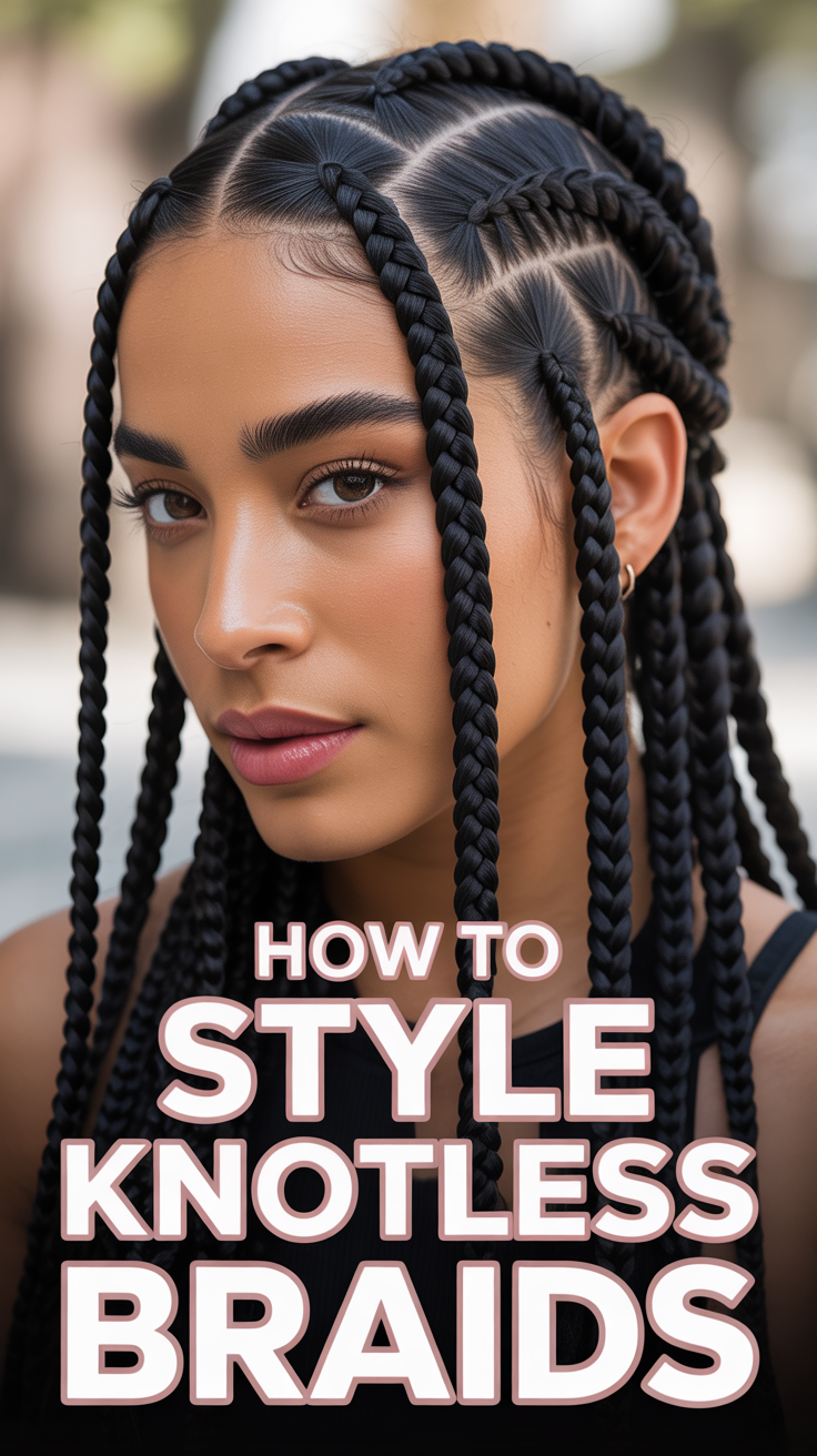 ✨ How To Style Knotless Braids