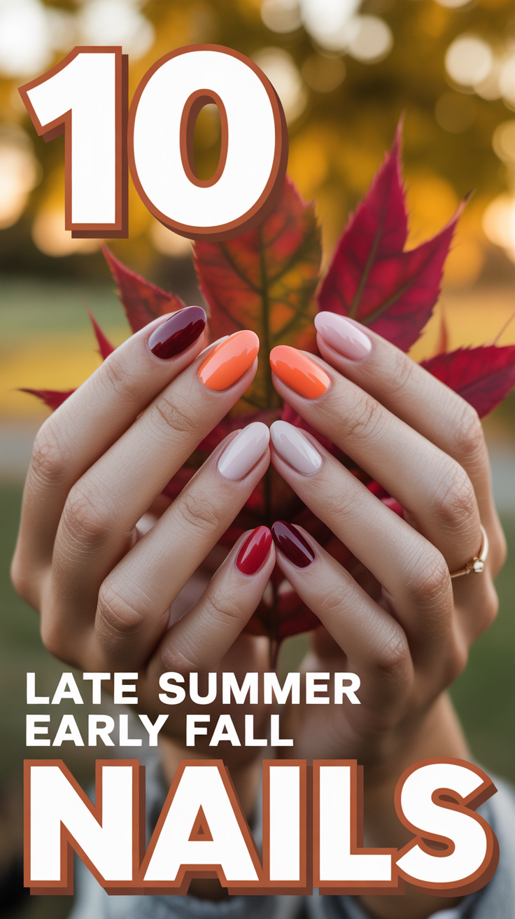 🍂 10 Late Summer Early Fall Nails