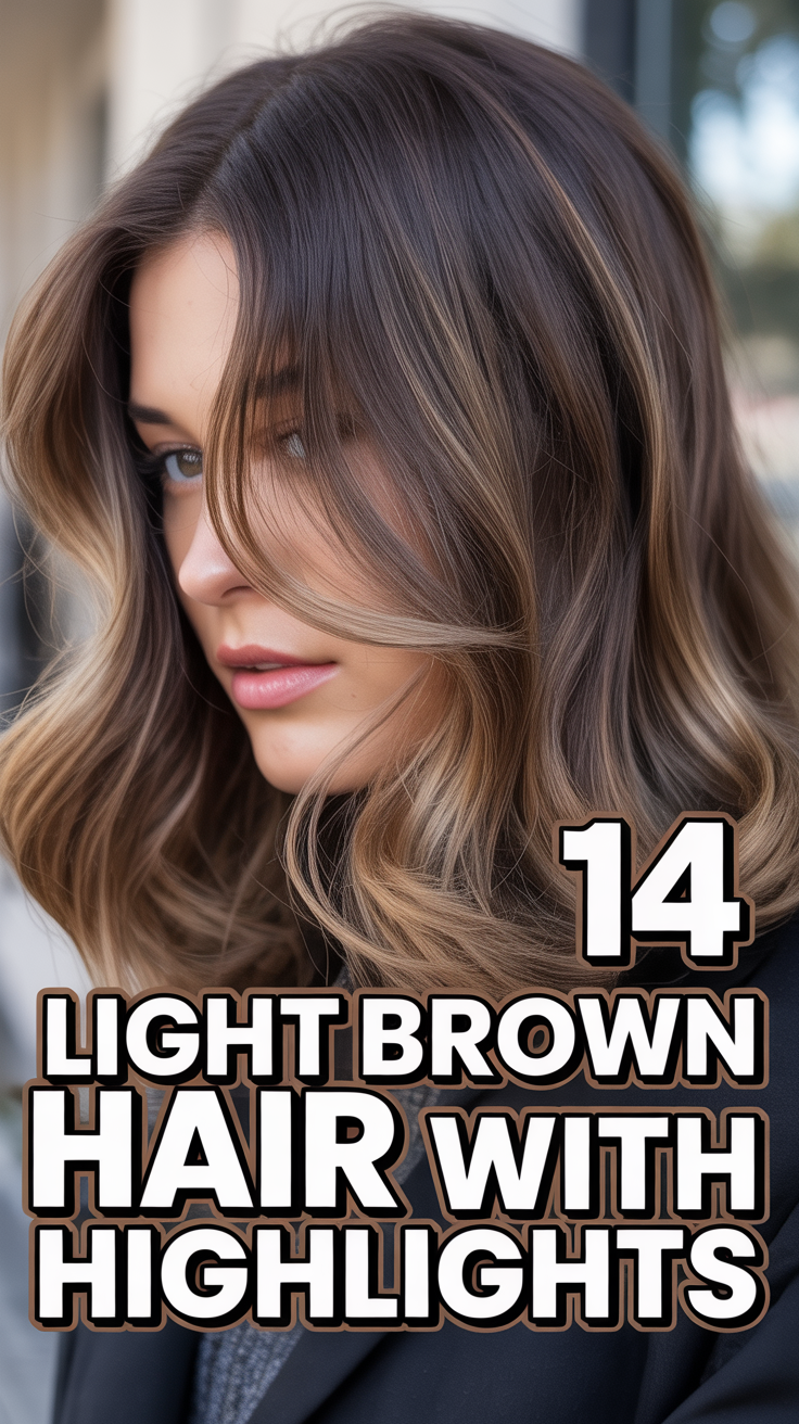 ✨ 14 Light Brown Hair With Highlights