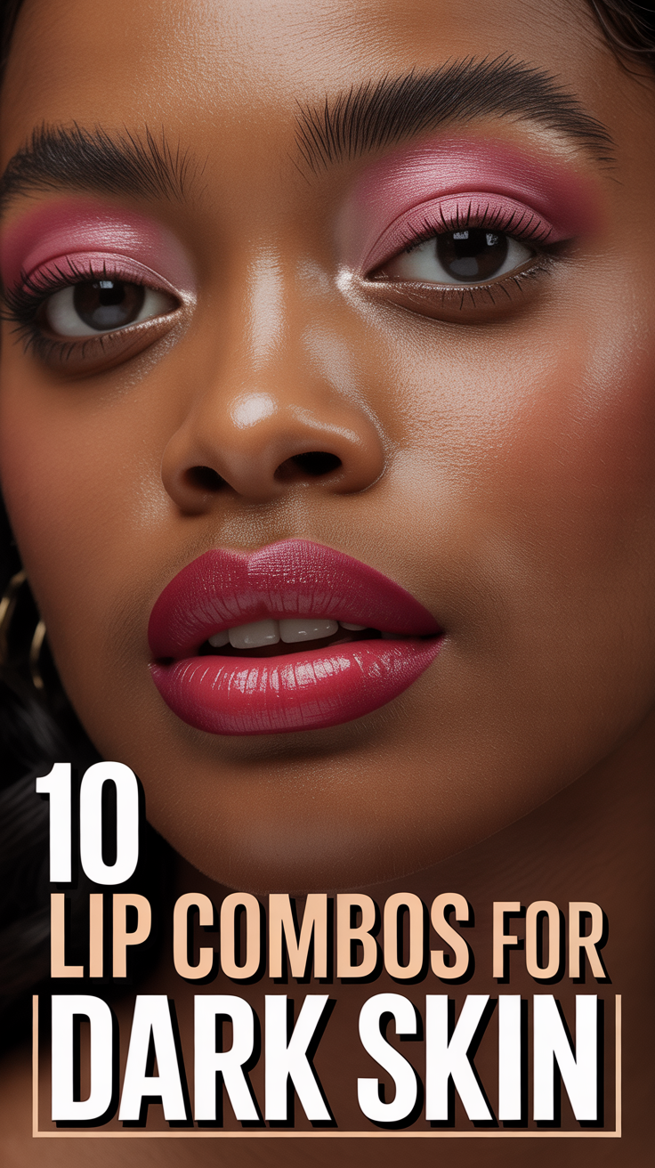 💄 10 Lip Combos For Dark Skin