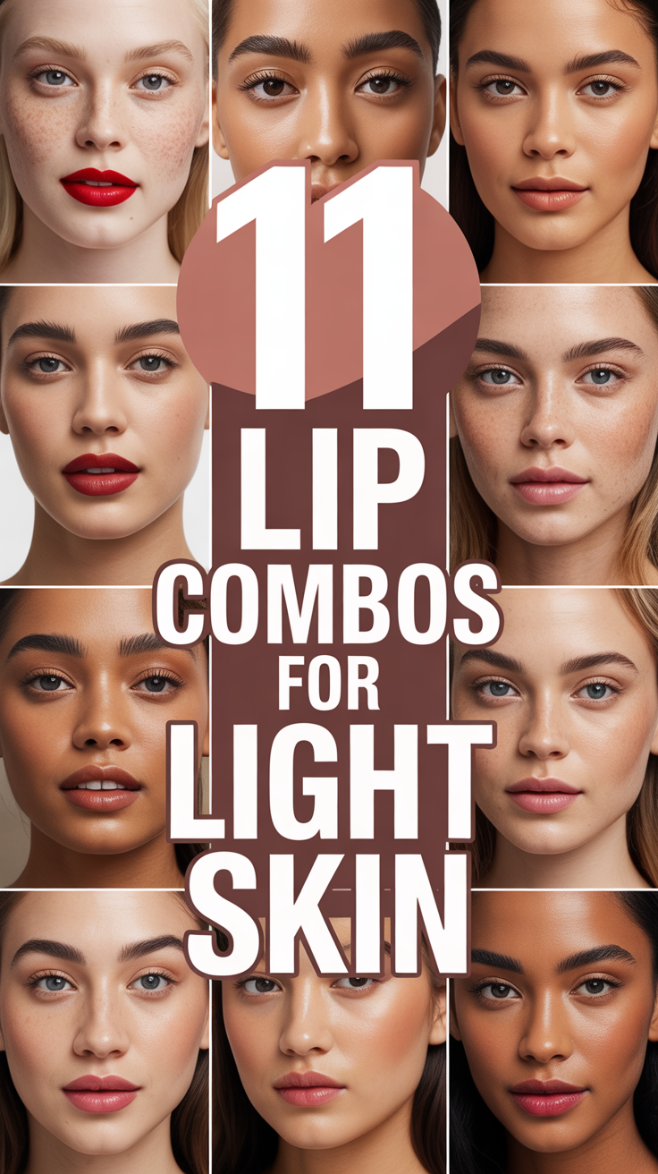 💋 11 Lip Combos For Light Skin