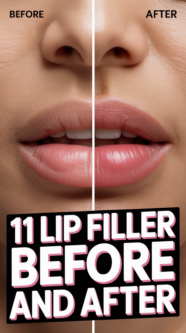💋 11 Lip Filler Before And After