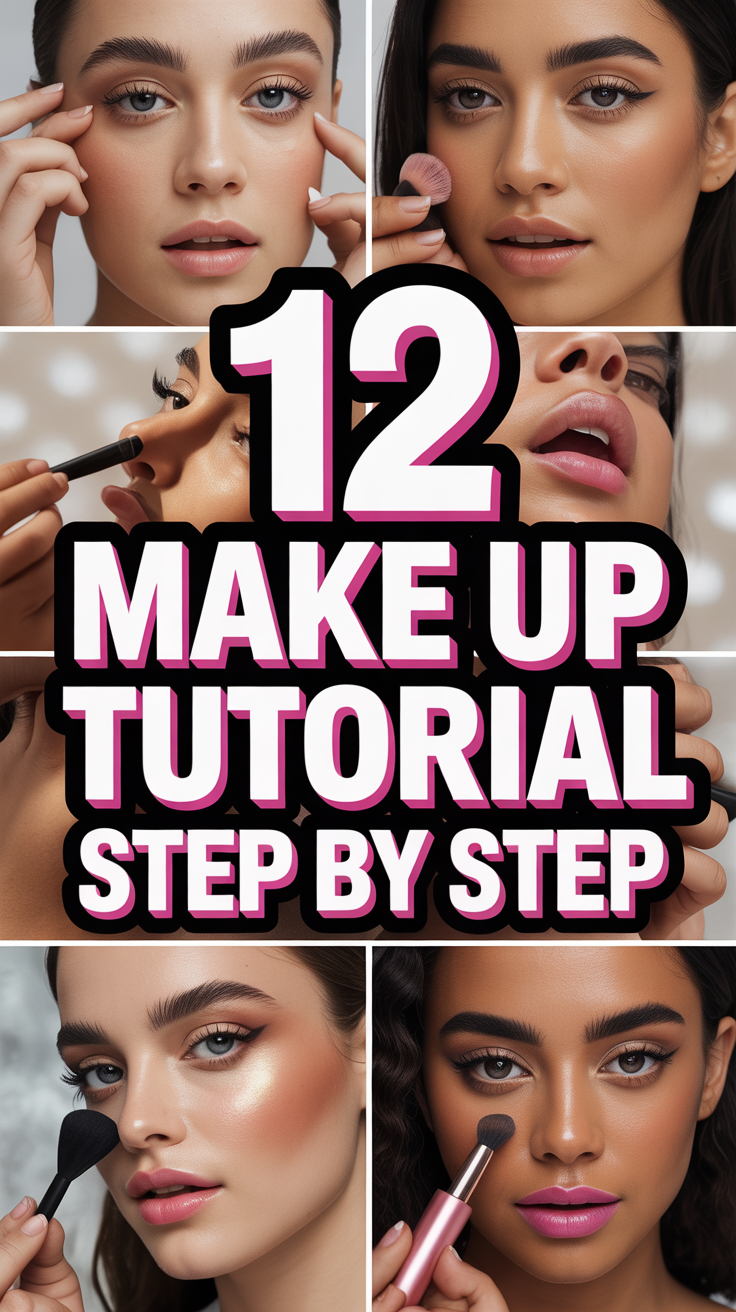 💄 12 Make Up Tutorial Step By Step