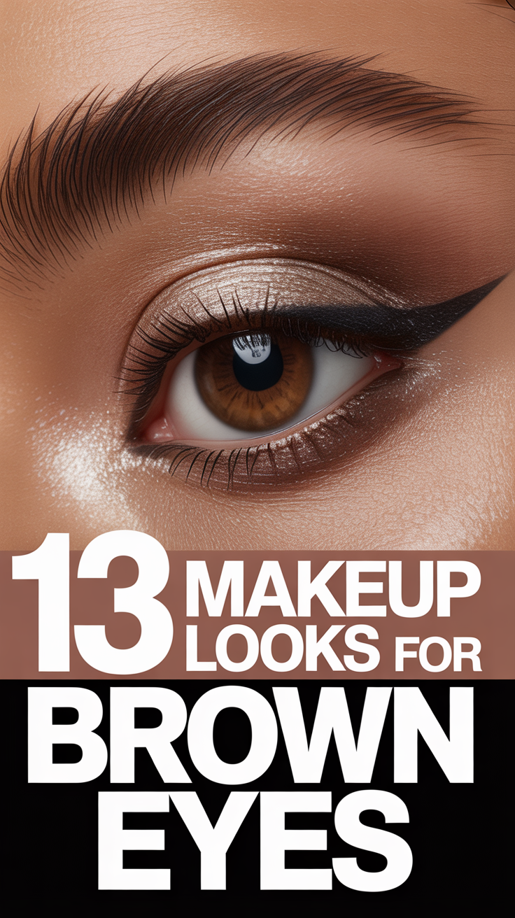 ✨ 13 Makeup Looks For Brown Eyes