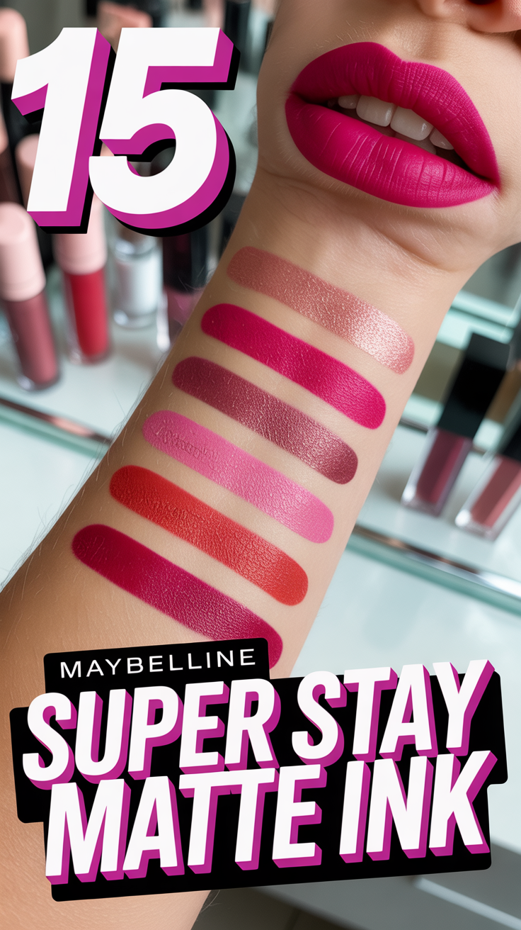 💄 15 Maybelline Super Stay Matte Ink