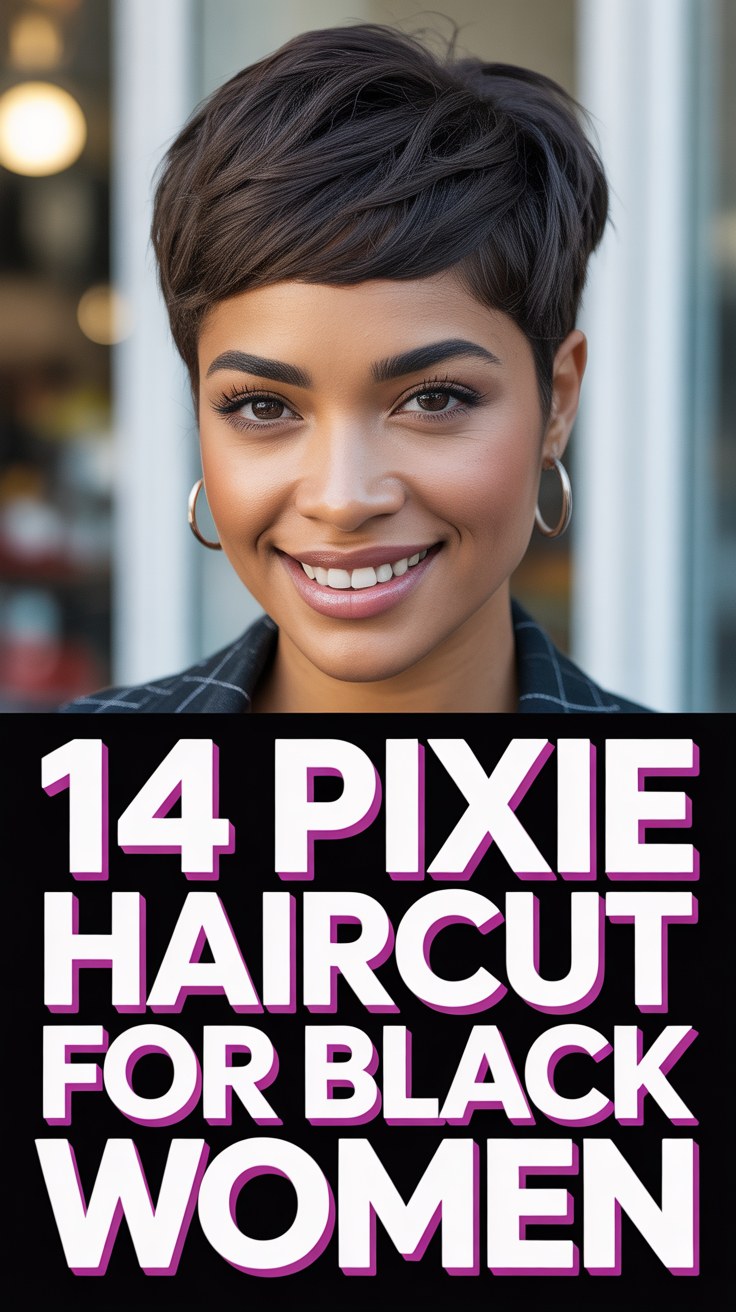 💇🏾 14 Pixie Haircut For Black Women