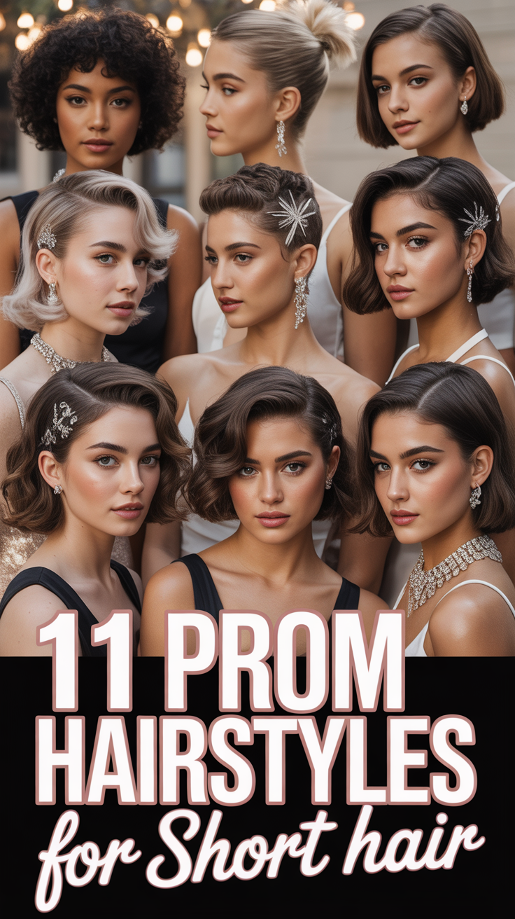 ✨ 11 Prom Hairstyles For Short Hair
