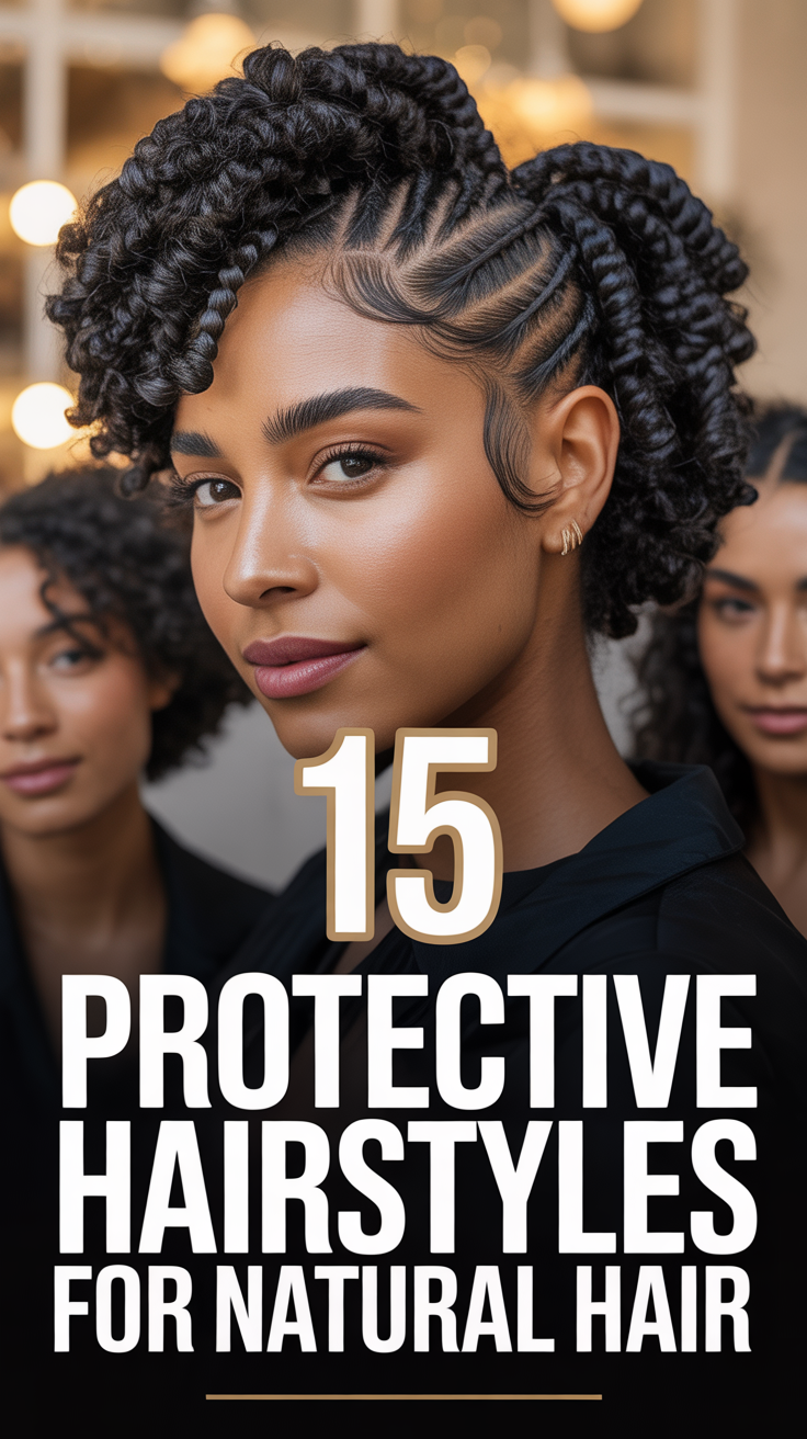 🦱 15 Protective Hairstyles For Natural Hair