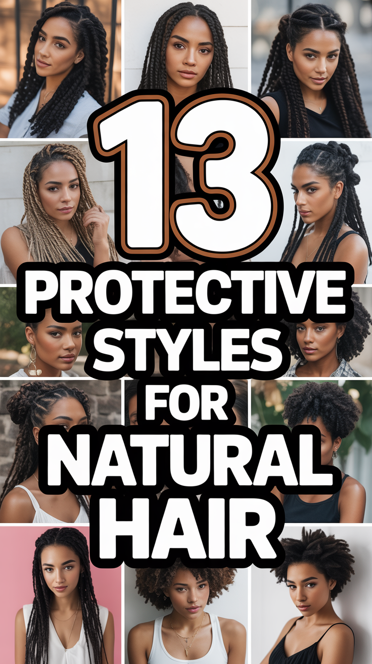 🦱 13 Protective Styles For Natural Hair