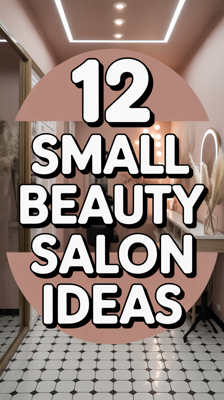 💇‍♀️ 12 Small Beauty Salon Ideas